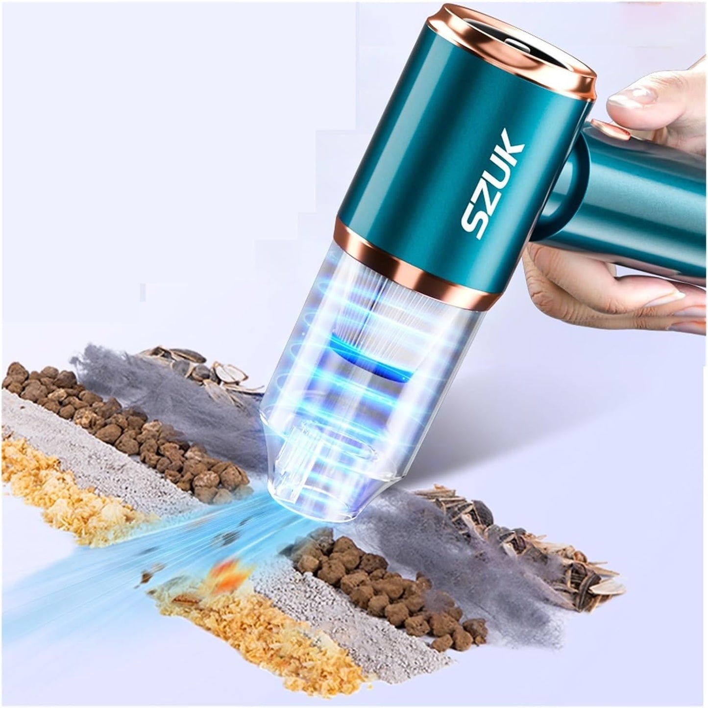 Aspirateur voiture sans fil Telinoo™ – Compact & puissant