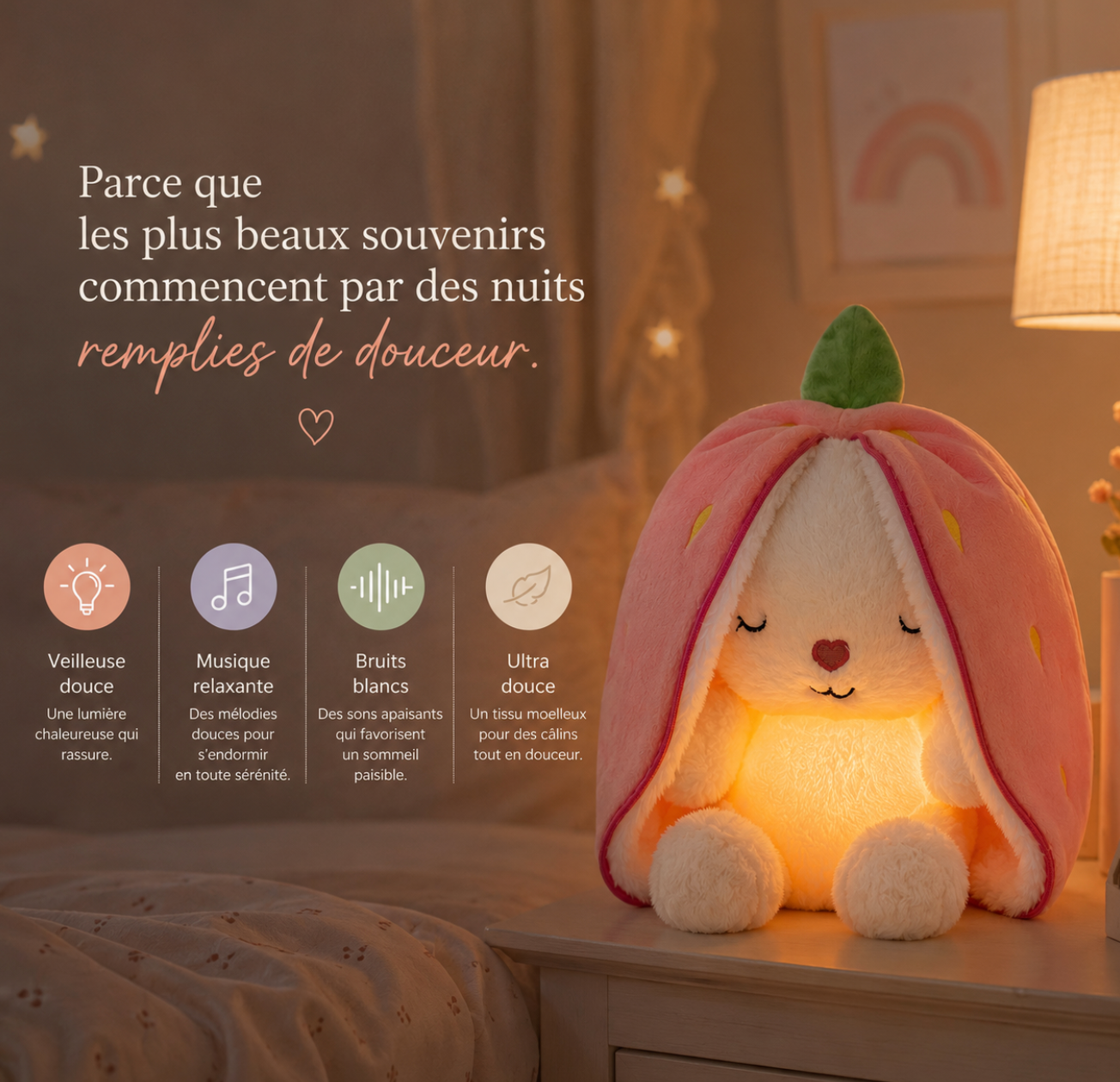 Peluche Veilleuse Lumineuse