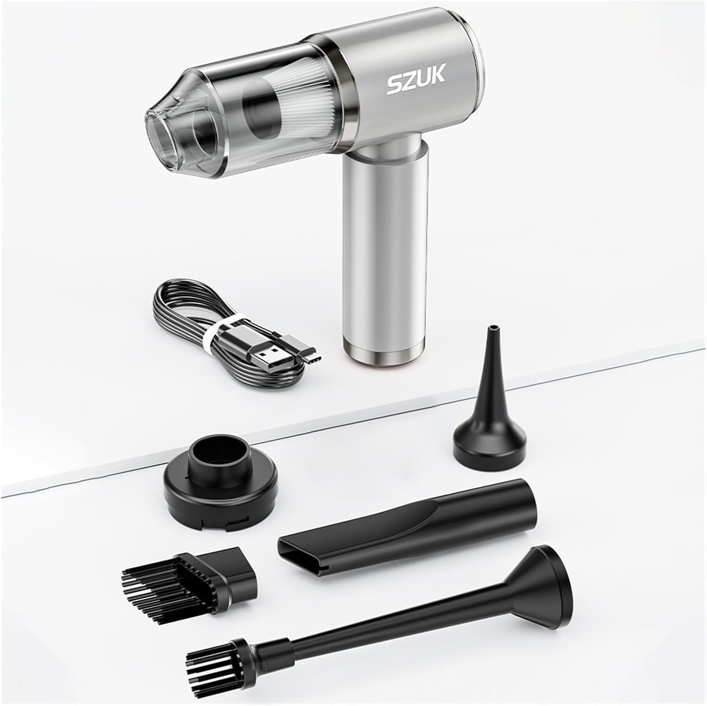 Aspirateur voiture sans fil Telinoo™ – Compact & puissant
