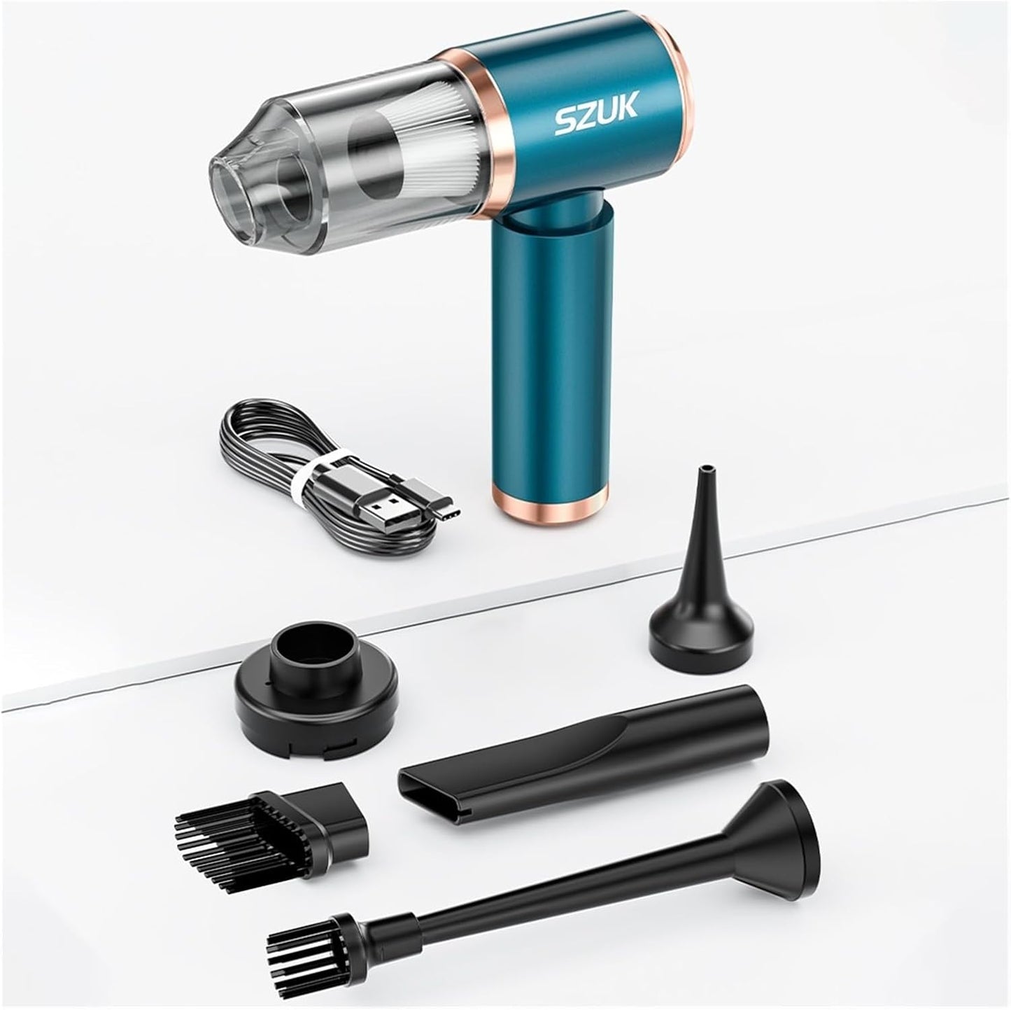 Aspirateur voiture sans fil Telinoo™ – Compact & puissant